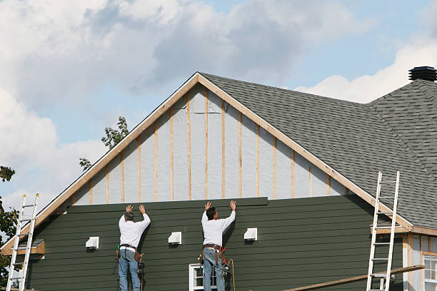 Professional Siding Repair technician working in Slovan, PA